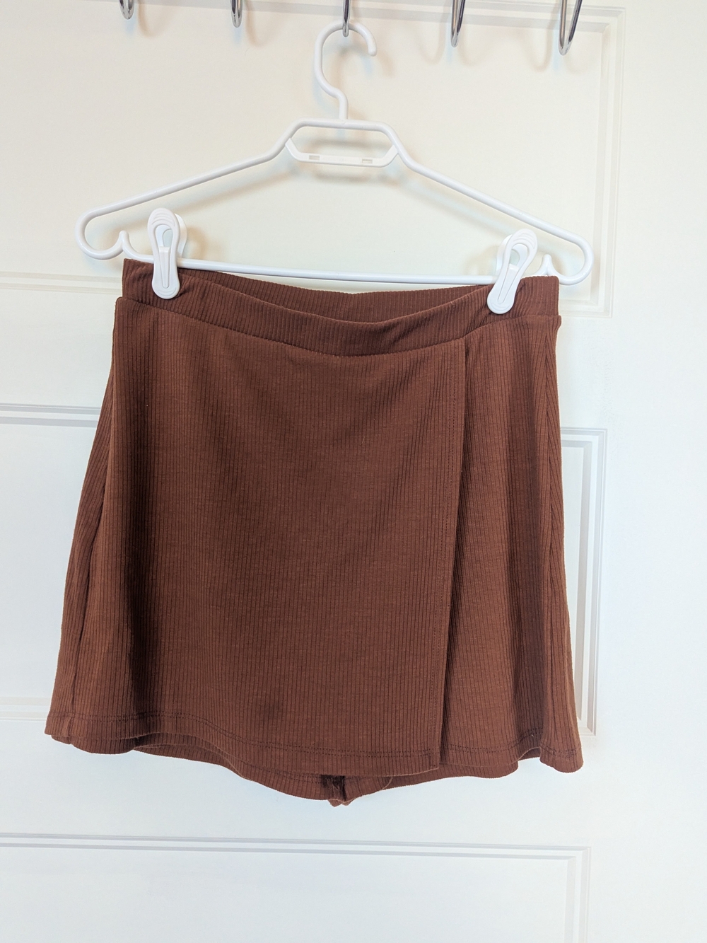 Rachel Brown Ribbed Skort with Built-In Shorts